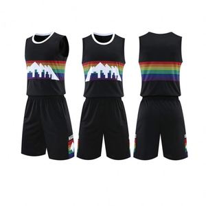 Maillots de basket-ball personnalisés 2024 en sublimation pour la compétition et l'entraînement, uniformes sportifs d'équipe, vente en gros, DIY - Product Image 3