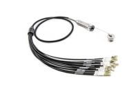 J599 MT MPO D38999 12 noyaux 24 noyaux 48 noyaux 96 noyaux Connecteur RRU BBU CPRI Câble à fibre optique