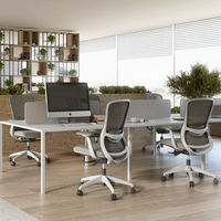 Vente en gros de chaise ergonomique en maille moderne pour bureau d'ordinateur à domicile avec accoudoir à roulettes chaise de bureau pivotante à vendre