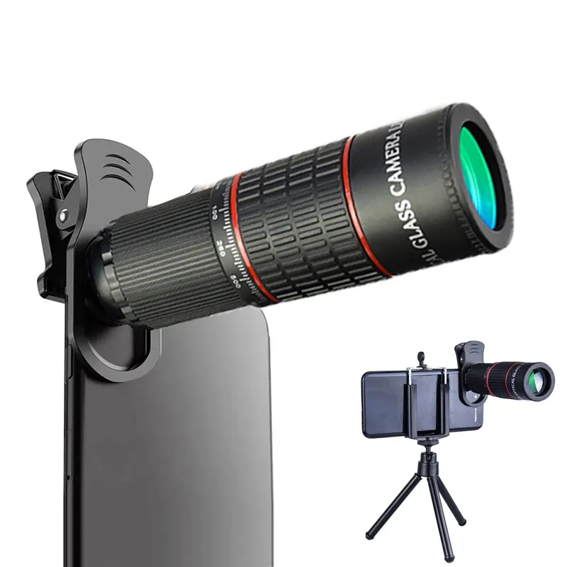 Nieuwe Aankomst Groothandel Fabriek Universele Mobiele Telefoon Telephoto 22x Lens Set Kit Met Lens Clip Statief Voor Smartphone Mobiele Telefoon