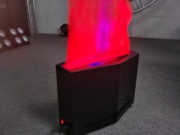 Double souffleur 1.8m Soie Tissu Feu Flamme Lumière LED DJ Scène Disco Vacances Fond Rouge Électrique Xingke Flam