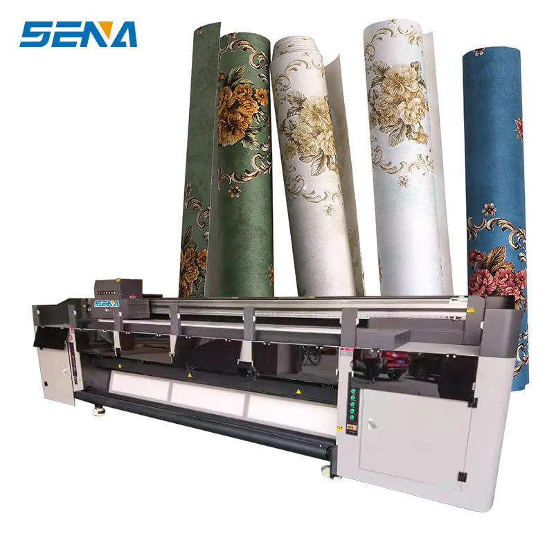 Impresora de inyección de tinta de rollo a rollo Impresora de gran formato eco-solvente Impresora de inyección de tinta de gran formato de 3200mm para lienzo pancarta película plástica