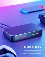 4K 60Hz Akış OBS Kayıt Oyun Canlı Yayın Kayıt Cihazı Web Kamerası HDR VRR HDMI USB Video Yakalama Kartı HDMI - USB Dönüştürücü