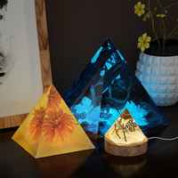 Pyramiden-Kristall-Silikonformen für Kerzenherstellung, Kunsthandwerk, Umweltfreundliche DIY-Großhandelsprodukte, OPP-Beutel, Maßanfertigung