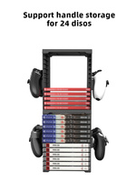 Data Frog – Support de rangement détachable pour 36 cartes de jeu PS5, tour de rangement pour disques PS5 DE/UHD/PS4/Xbox Series X/S