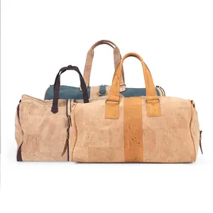 Wholesale Travel Bag Cork Overnight Travel Carry On Tote Bag with Luggage Sleeve