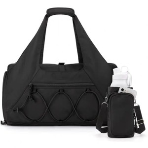Hot Selling Womens Tote Bag <b>Large</b> Capacity <b>Yoga</b> Bag with <b>Mat</b> Strap and Water Bottle Holder Travel Gym Bag - Product Image 2