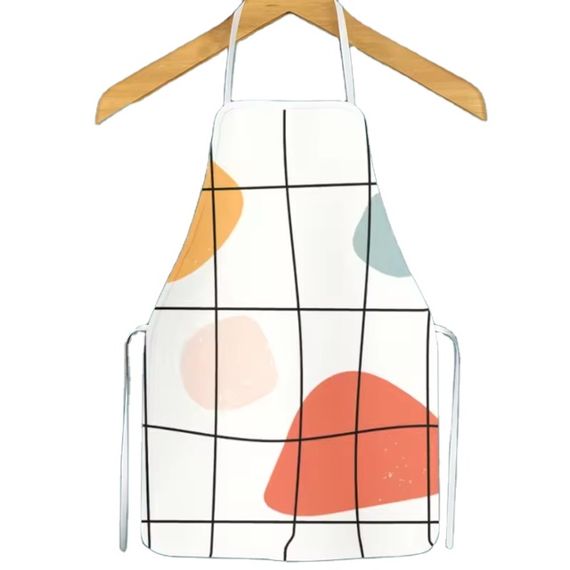 Wholesale Custom Logo Waterproof Cotton Polyester Man Woman Bib Kitchen Chef Cooking Aprons