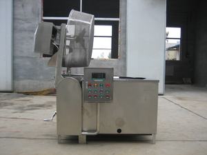 600 L grande friggitrice industriale a gas patatine fritte e cibi fritti cibi soffiati a base di carne frutta secca patatine fritte cibo fritto - Product Image 6