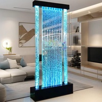 Cloison Modulaire Intérieure en Acrylique à Bulles d'Eau, Combinaison Libre, pour Restaurant, Café, Décoration Commerciale
