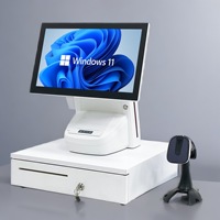 Sistema POS con Pantalla Táctil Capacitiva Android/Windows de 15.6'', Fabricante de Terminales OEM/ODM, Caja Registradora Inteligente Avanzada