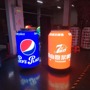 Écran LED flexible en forme de canette personnalisée pour intérieur, affichage LED couleur P2, écran publicitaire vidéo créatif pour canettes de boissons - Product Image 3