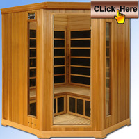 Dôme de sauna infrarouge électrique en bois massif de pruche, avec chauffage infrarouge lointain en fibre de carbone, design européen, double commande, contrôle par ordinateur
