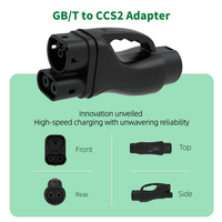 Adaptateur de charge ultra-rapide pour véhicules électriques 300 kW, GB/T vers CCS Combo 2, 1000 V 300 A, connecteur robuste pour station de recharge de véhicules électriques