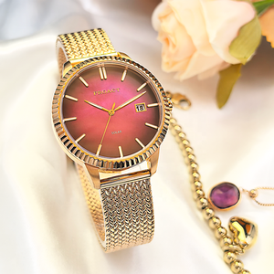 Reloj <span class=keywords><strong>Solar</strong></span> Ecológico Popular 2024 con Madreperla, Reloj de Pulsera de Acero Inoxidable para Mujer, Logotipo Personalizado, Reloj <span class=keywords><strong>Solar</strong></span> con Madreperla - Product Image 4