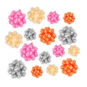 16ct <b>Gift</b> <b>Bows</b> Assort Candy Colors Wholesale Gold Edge Satin Ribbon Wrapping Decoration Star <b>Gift</b> <b>Bows</b> - Product Image 6