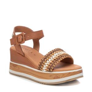 Sandales compensées en cuir pour femme Carmela 160589 style plateforme - Product Image 2