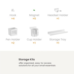 STB31-06 personnalisé acier métal multi-usages Peg <span class=keywords><strong>Board</strong></span> pour la maison bureau Organisation à pince bureau montage panneau perforé étagère organisateur - Product Image 4