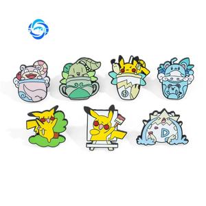 Broche d'anime japonais Pokemoned, <span class=keywords><strong>dessin</strong></span> Pikachu, badge en métal, épingle, personnage de <span class=keywords><strong>dessin</strong></span> animé, accessoire de mode - Product Image 5