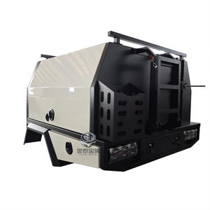 Auvent et plateau UTE avec boîte à outils à 3 portes et tiroir arrière Plateau en aluminium étanche en vente - Product Image 4