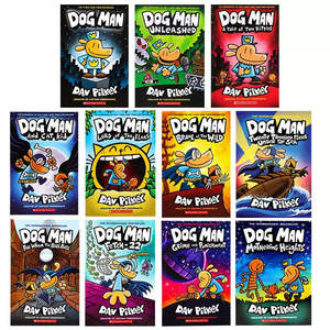 Colección de Libros Ilustrados de Tapa Dura Dog Man de Scholastic, Edición Original con Derechos de Autor de Dav Pilkey, Última Edición, Números 1-11, para Niños - Product Image 3