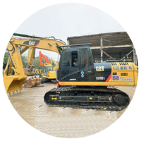 Excavatrice Caterpillar 320D2L d'occasion (poids opérationnel de 20 tonnes) d'origine japonaise avec moteur/pompe principal à vendre