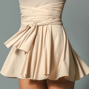 Falda de Tenis de Nailon de Secado Rápido para Mujer con Logotipo Personalizado, Vestido de Golf con Vendaje, Ropa de Fitness, Body Deportivo, Mono de Yoga para Mujer - Product Image 2