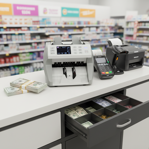 Contador de Billetes Multidivisa SmartCounter Pro 2026, con Detección UV y MG, Pantalla LCD TFT, Conteo de Billetes Mixtos - Product Image 1