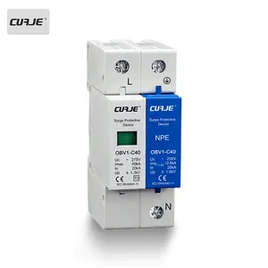 NPE Spark GAP 40kA Surge Protector Carton 40 220V 20 T2 thiết bị bảo vệ tăng OEM SPD, một pha N-PE loại 2 40kA 3P NPE.