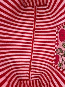 Sac fourre-tout matelassé en coton durable avec motifs traditionnels imprimés au bloc, idéal pour les voyages et le shopping - Product Image 6