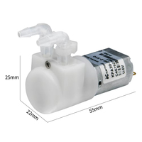 Pompe péristaltique miniature Kamoer KPA30 3V/6V/12V DC avec moteur à balais, adaptée aux industries alimentaire et médicale