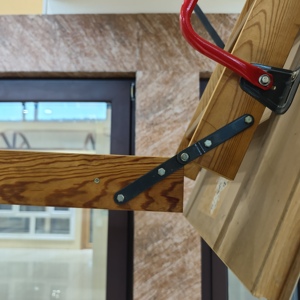 <span class=keywords><strong>Escalera</strong></span> Telescópica Plegable <span class=keywords><strong>de</strong></span> <span class=keywords><strong>Madera</strong></span> Maciza Moderna y Ligera para Exteriores <span class=keywords><strong>con</strong></span> Peldaños Antideslizantes, Capacidad <span class=keywords><strong>de</strong></span> Carga <span class=keywords><strong>de</strong></span> 200 kg, para Uso en Hoteles - Product Image 6
