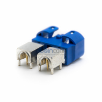 Conector Macho HSD Dual de Alta Velocidad de 4 Pines, Código C, Montaje en PCB con Orificio Pasante para Automoción LVDS