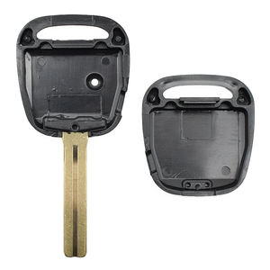 Carcasa de Repuesto Universal para Llave de Coche con 1 Botón, Cubierta de Llave Remota con Orificio Lateral, Color Negro - Product Image 4