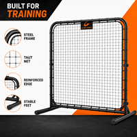 Filet d'entraînement multisports portable et pliable pour le football, le baseball, le golf, l'entraînement de lancer, du coup de pied et de la réaction