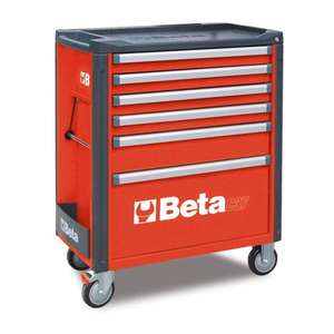 BETA - 037000061 Mobile roller cab with 6 <b>drawers</b> - EAN 8014230938158 METAL <b>DRAWERS</b> <b>WORKSHOP</b> <b>DRAWERS</b> - Product Image 3