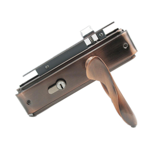 Serrure <span class=keywords><strong>de</strong></span> <span class=keywords><strong>porte</strong></span> intérieure moderne haut <span class=keywords><strong>de</strong></span> gamme <span class=keywords><strong>avec</strong></span> poignées, ensemble <span class=keywords><strong>de</strong></span> serrures et poignées, charnières, cylindre et plaque <span class=keywords><strong>de</strong></span> butée pour <span class=keywords><strong>porte</strong></span> - Product Image 6