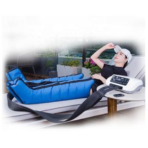 Masseur de jambes à pression à 8 chambres avec logo personnalisé, prévention de la thrombose veineuse profonde, pompe de récupération par compression - Product Image 1