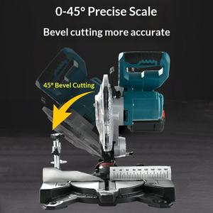 <span class=keywords><strong>Scie</strong></span> à aluminium multifonctionnelle à batterie au lithium pour le commerce transfrontalier, modèle industriel haute précision rechargeable - Product Image 4