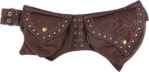 Premium hecho a mano Vintage artesanías práctico Fannypack algodón cintura bolsa viaje utilidad cinturón cuero genuino - Product Image 6