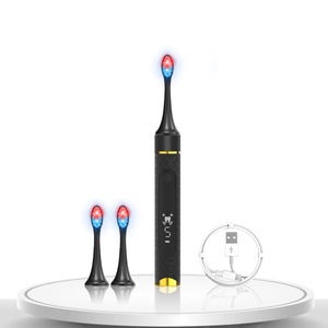 Rechargeable Ultrasonic Toothbrush Blue/Red Led Ultra Wireless Smart Sonic Toothbrush With LCD Display <b>Screen</b> - Product Image 4