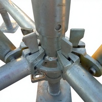 Andamio Ringlock de Acero Q355, Poste Vertical Transversal Estándar EN12810 para Construcción de Edificios