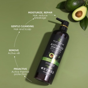 Avocado Organic Moisturizing Keratin Natural Organic Collagen Sulfate Free Hotel <b>Shampoo</b> and Conditioner for Hair Care - Product Image 5