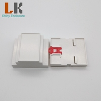 Carcasa de plástico para montaje en pared, caja de plástico Abs de 88x72x59mm, carcasa Plc para PCB