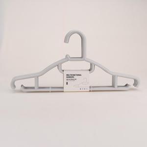8 pièces/ensemble <span class=keywords><strong>pas</strong></span> <span class=keywords><strong>cher</strong></span> recycler utilisé en plastique cintre vêtements anti-dérapant étendoir pour enfants et adultes - Product Image 6