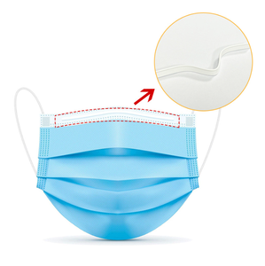 سلك أنف بلاستيكي PE أحادي/مزدوج النواة بسمك 3 مم/4 مم/5 مم لاستخدامه في أقنعة الوجه ثلاثية الطبقات، ماركة هاوروي موديل Nw-1126 - Product Image 1