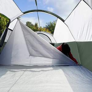 Tente spacieuse personnalisable pour 8 personnes, tente de camping imperméable de 3000 mm avec de grands fenêtres, conception à double couche pour le camping en famille - Product Image 3