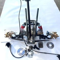Kit de modification personnalisé pour quad, kart, ATV : cadre d'essieu avant, disque de frein, suspension, bras oscillant