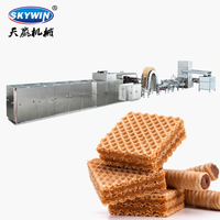 Ligne de production de gaufrettes OEM, machine automatique à gaufrettes, autres machines à snacks, équipement de boulangerie, prix d'usine