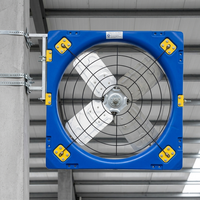 Ventilador Eléctrico de Gran Tamaño para Ventilación y Refrigeración, Extractor de Aire para Establos de Vacas, Granjas Lecheras, con Aspas
